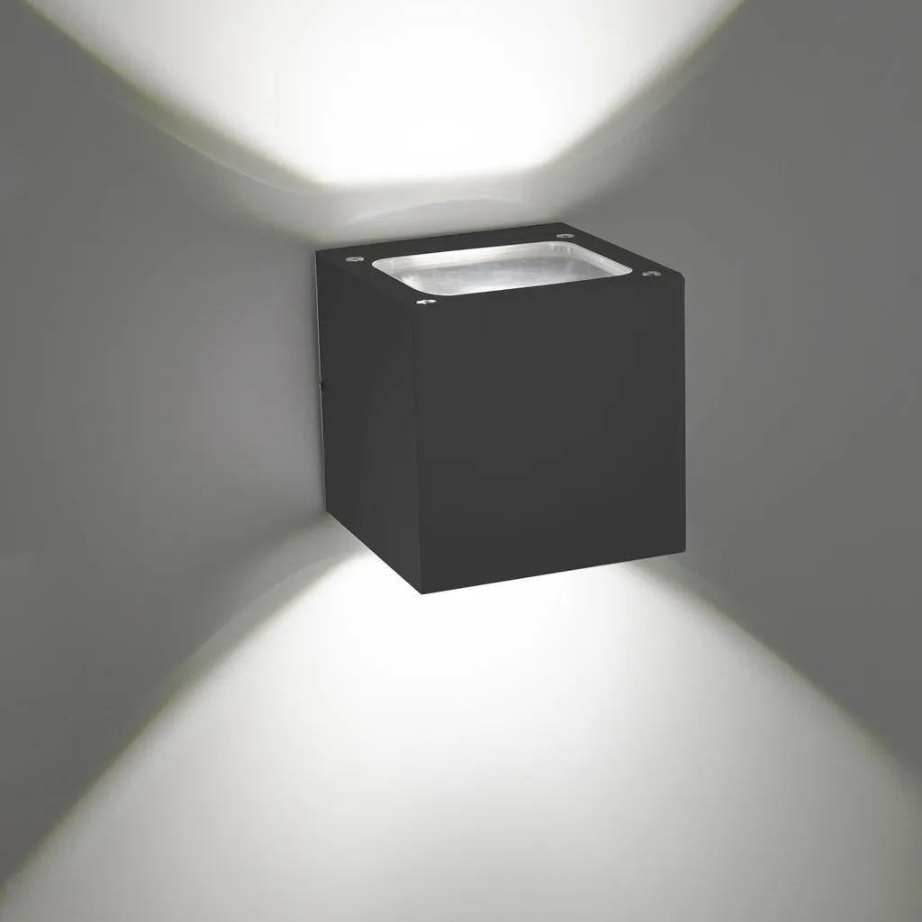 Applique Murale LED 20W Aluminium IP54 Sole Éclairage Double Faisceau