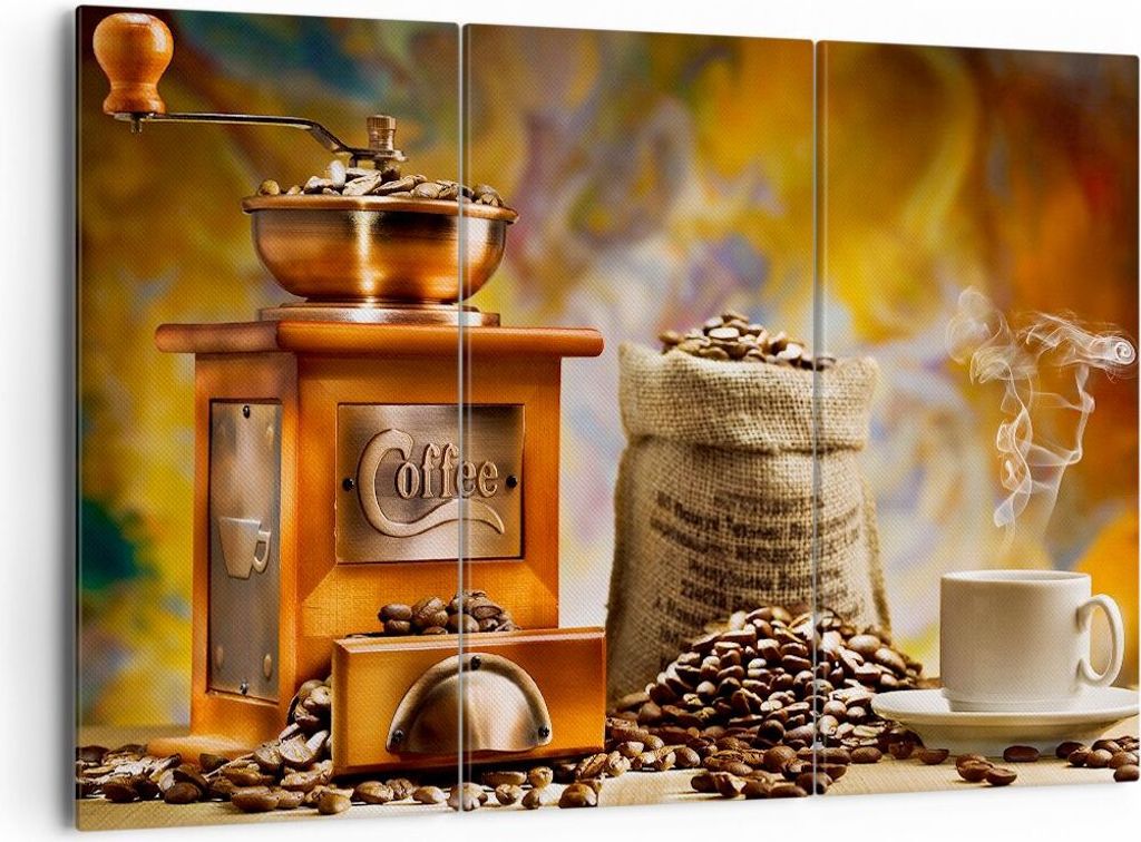 Bild auf Leinwand - Leinwandbild - Kaffee Körner Mühle Produktbild 