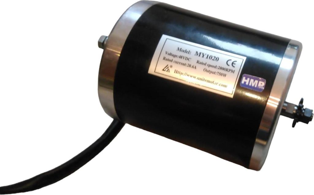 Elektro Motor RC 48V 750W 20,6A 2800 RPM MY1020