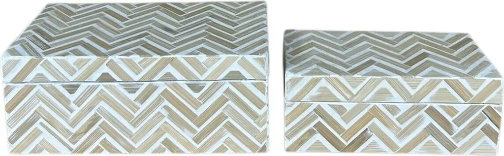 Cartes Déco Home ESPRIT : Solution Design Bambou pour Meuble et Buffet - 4