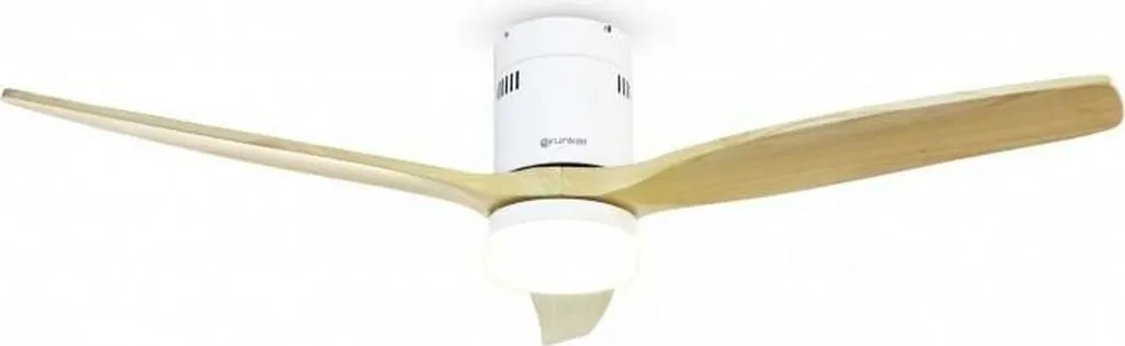 Ventilateur de Plafond Silencieux en Bois avec Lampe LED et 6 Vitesses 41W