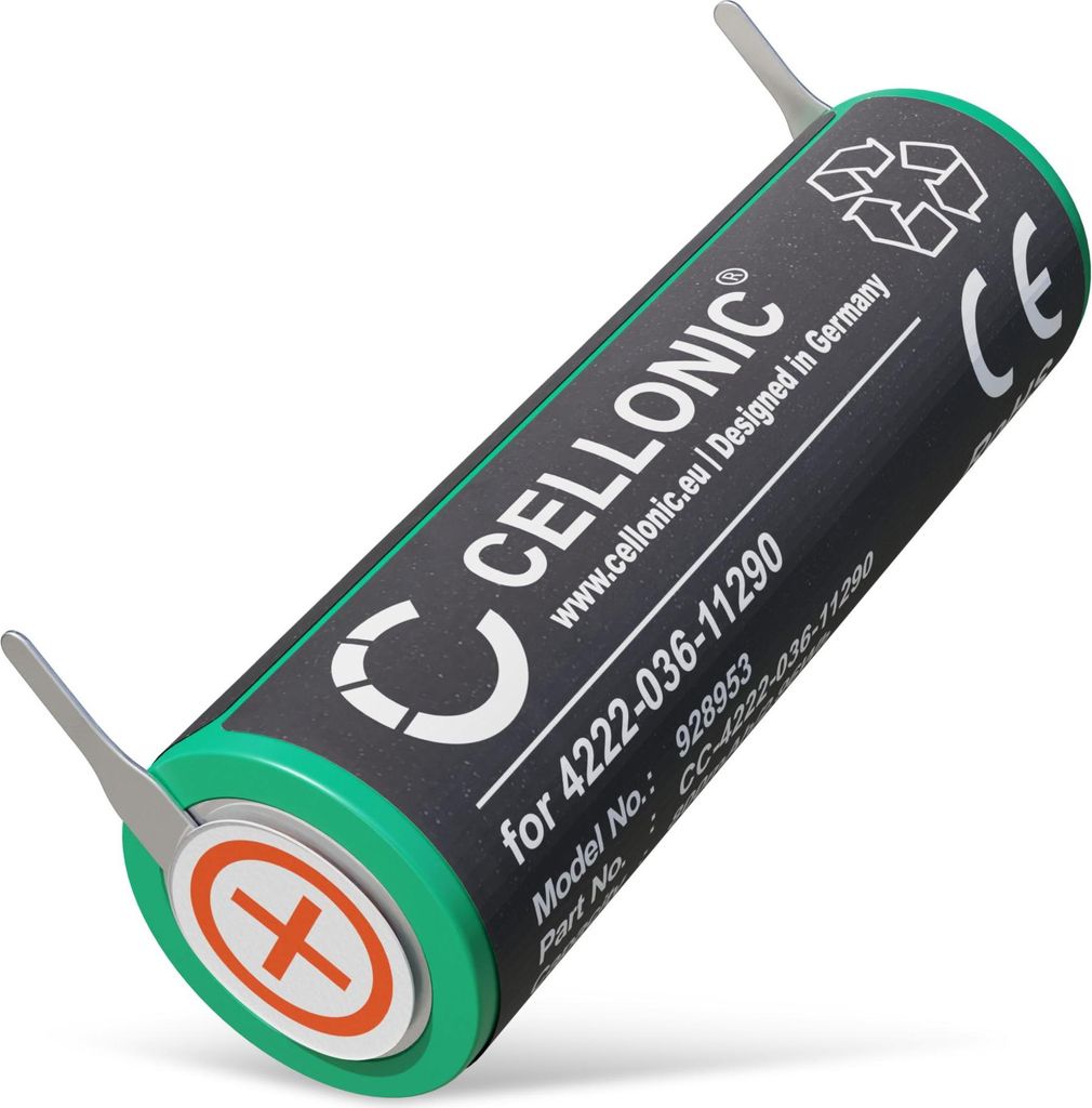 CELLONIC 1x Akku für Rasierer & Haarschneider Kompatibel mit Philips Sonicare HX6530, Sonicare DiamondClean HX9340, HX9340, 3000 040 83812 - (800m...
