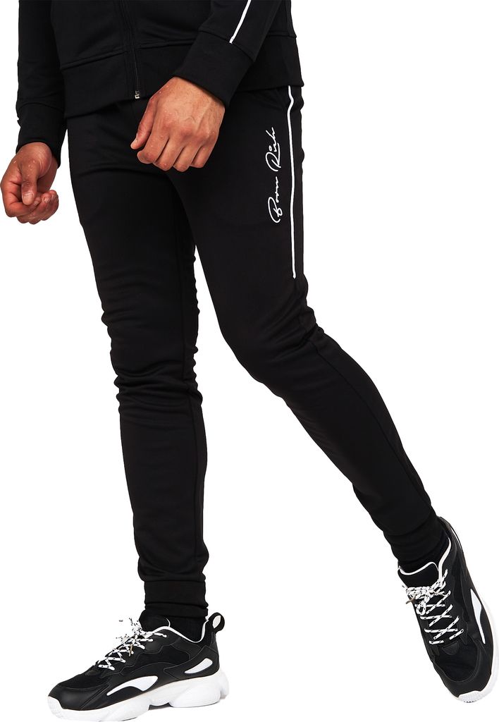 Born Rich - "Granero" Trainingshose für Herren BG814 (L) (Schwarz)