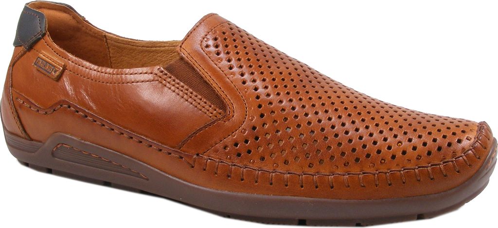 Pikolinos 06H-3126 Azores Herren Halbschuhe Slipper Leder , Größe:41 EU, Farbe:Braun