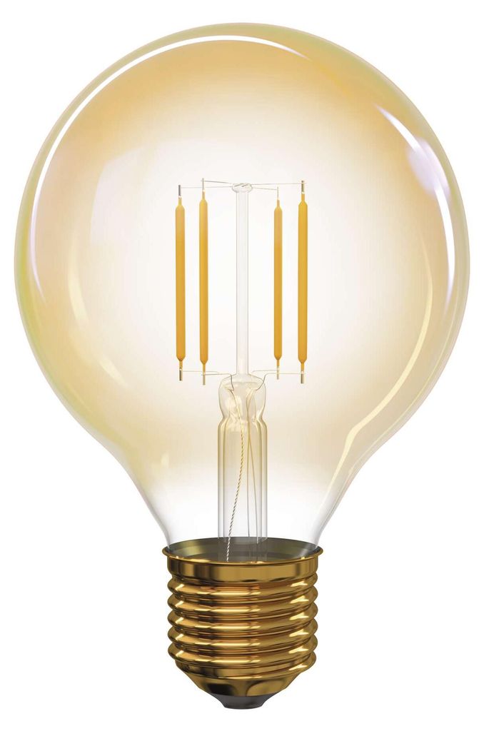 LED Lampe Vintage G95 / E27 / 4 W (40 W) / 470 lm / Warmweiß