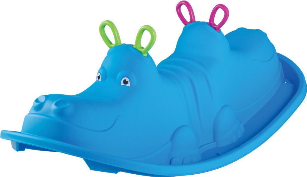 Starplay Hippo Schaukel Schaukel für 1 bis 3 Kinder 103 cm Blau