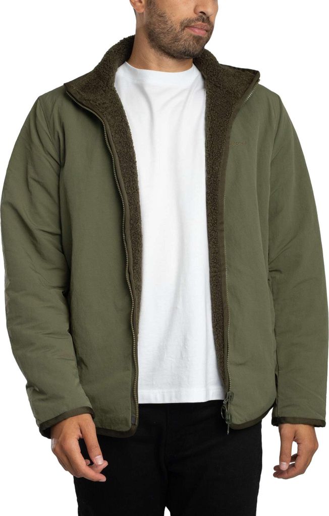Barbour Wendbare Fleecejacke, Grün L Produktbild 