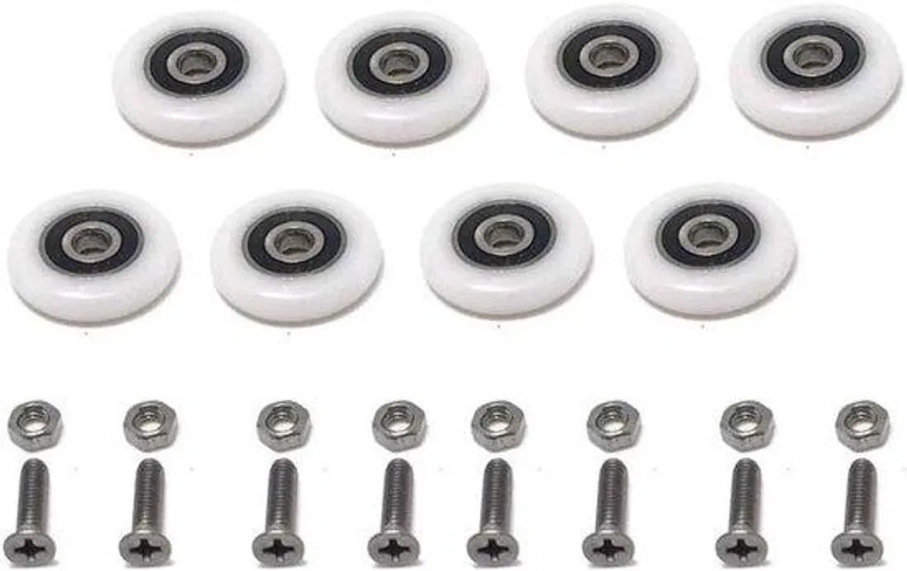 Galets de guidage pour porte de douche en verre Ultrastil lot de 8 pcs