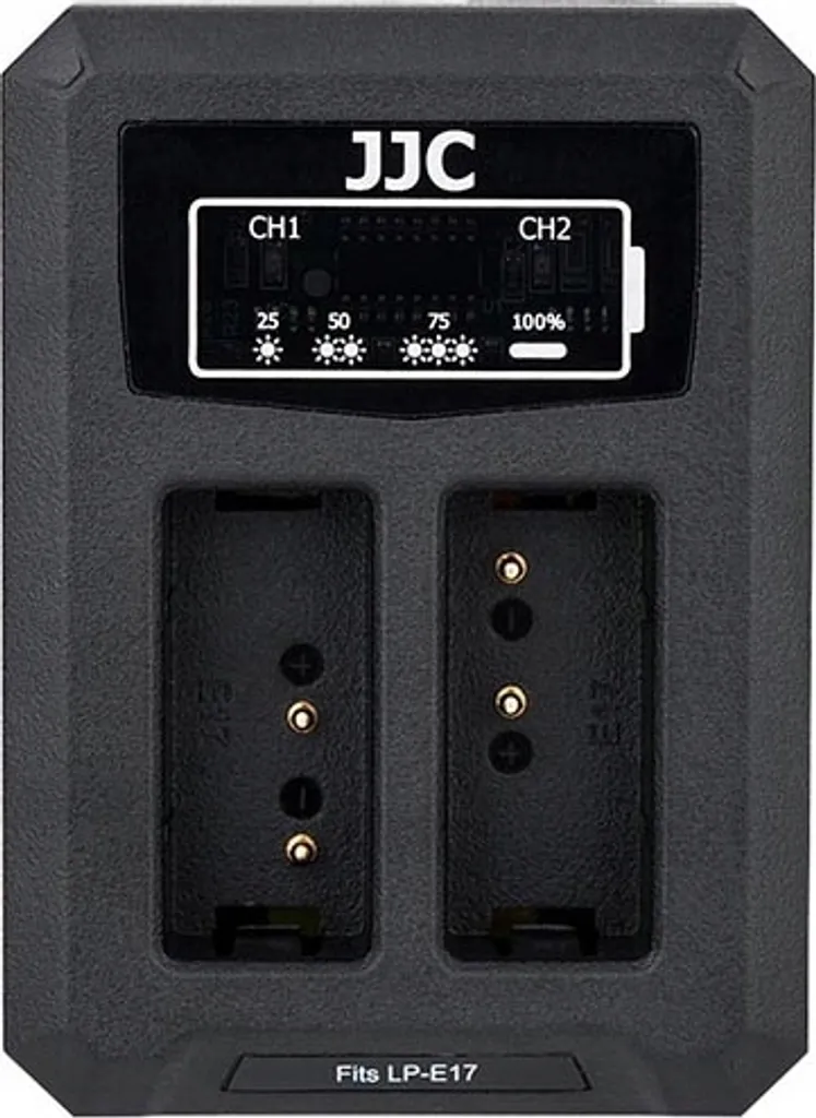 Chargeur double USB pour Canon LP-E17 idéal pour voyage et vlogging