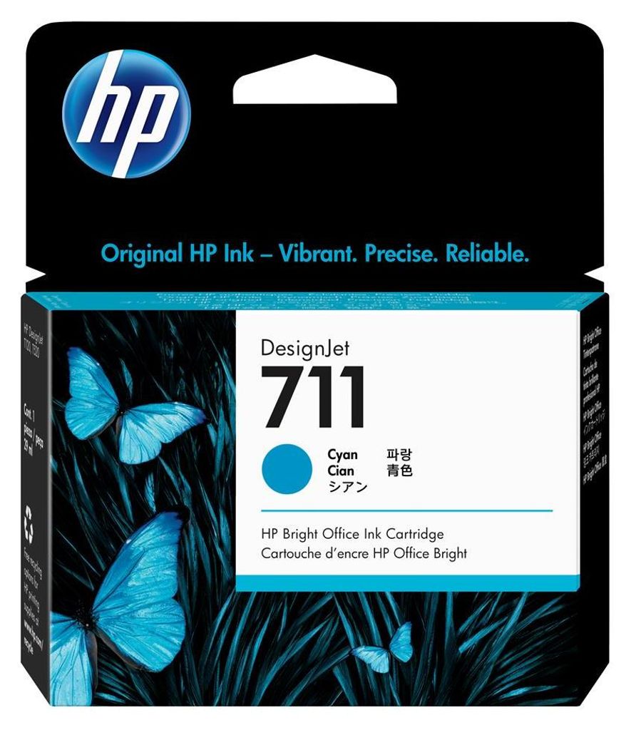 HP 711 - 29 ml - cyan - original - DesignJet Image du produit 