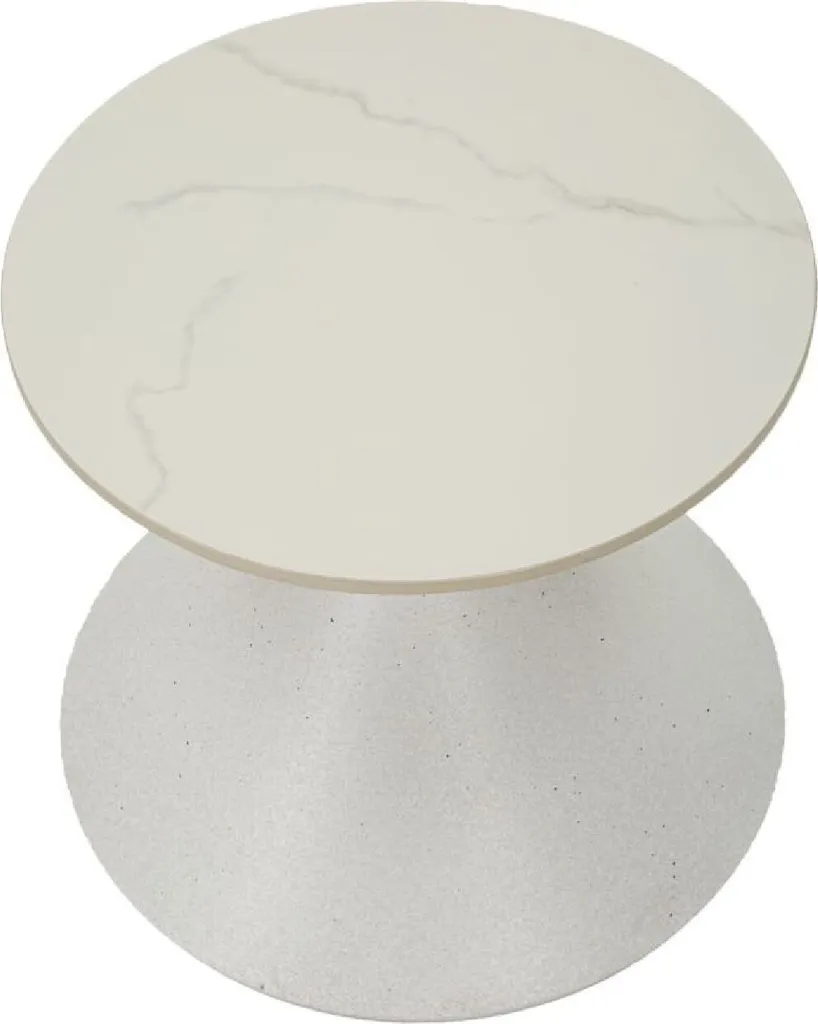 Meuble d'Appoint Blanc Ø 42 cm - Gagnez de la Place avec Élégance