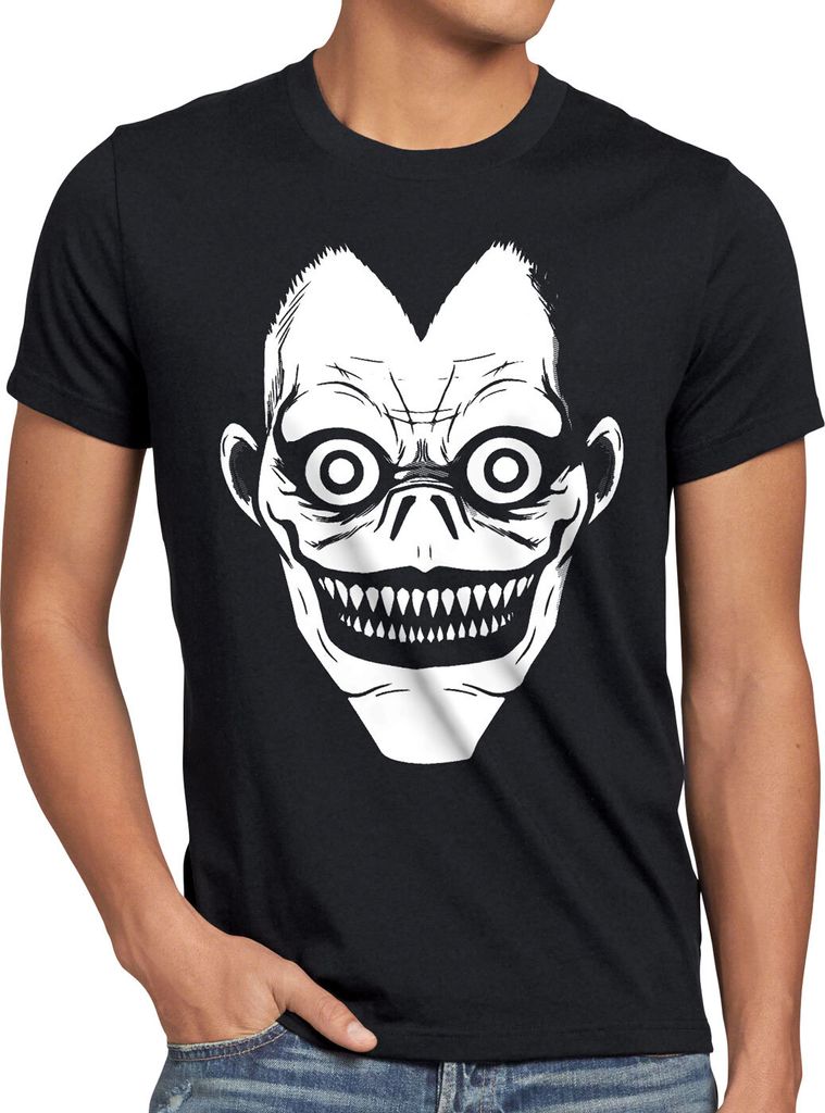 BaumwolleCloud Ryuk Shinigami Herren T-Shirt Note Anime Manga Japan Death