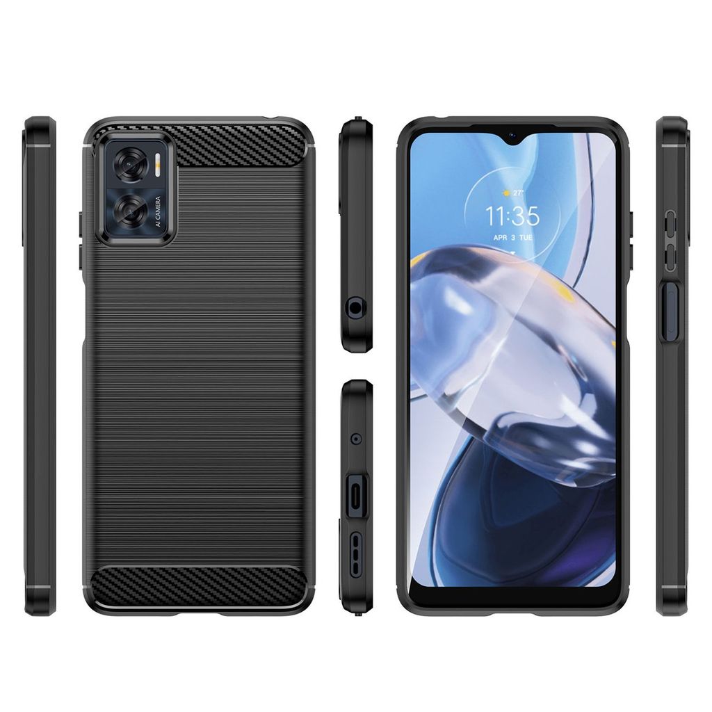 STILGUT Carbon Hülle Für IPhone 12 Mini – TPU, Stoßfest, Im Carbon-Design, Mit Wireless Charging