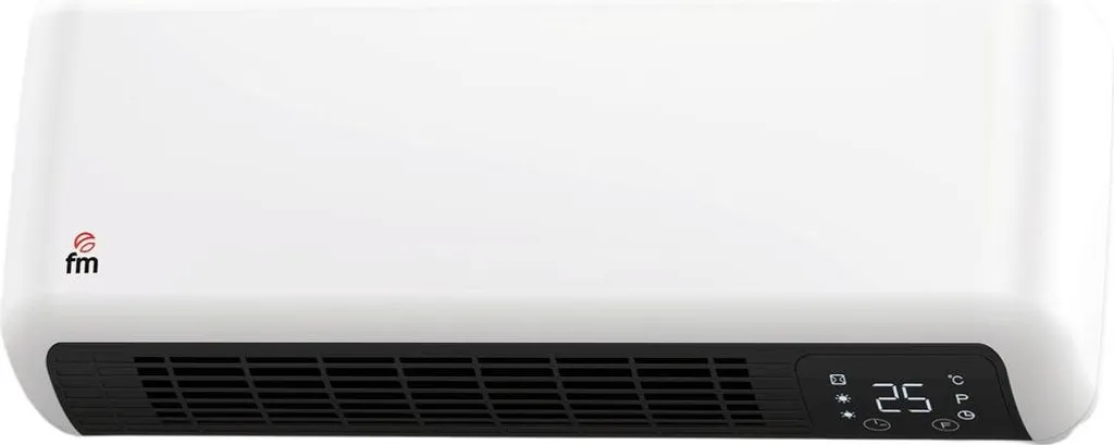 Chauffage Rapide Grupo FM TS-20 Blanc 2000 W avec Thermostat Ajustable