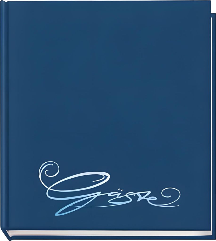 Kniha návštěv Classic 205x240mm 144 stran modrá Obrázek produktu 