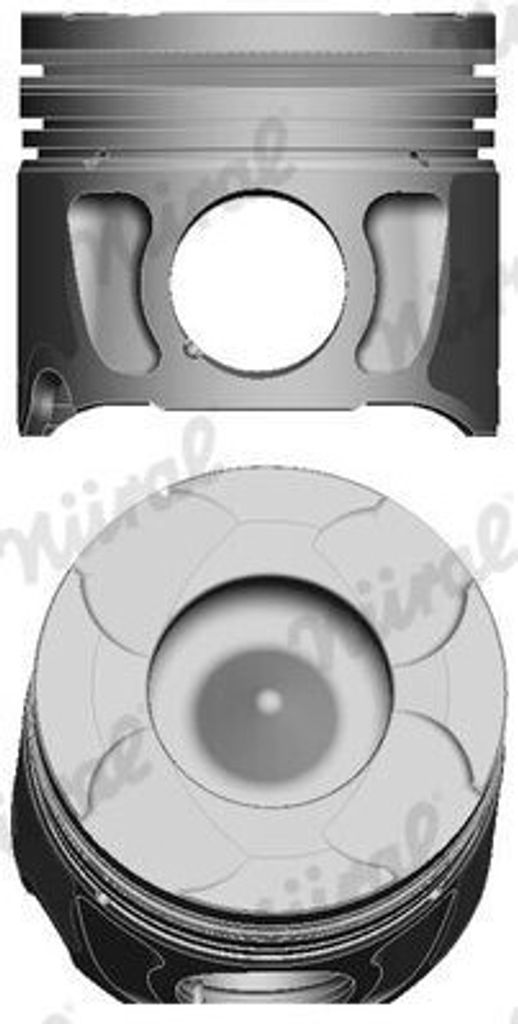 NÜRAL 87-146100-10 Kolben für OPEL ZAFIRA B (A05) Astra H Produktbild 
