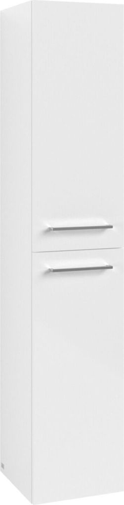 Villeroy & Boch Avento Hochschrank, 2 Türen, Anschlag rechts, 350x1760x404mm, Griff chrom Glanz, A89401VE