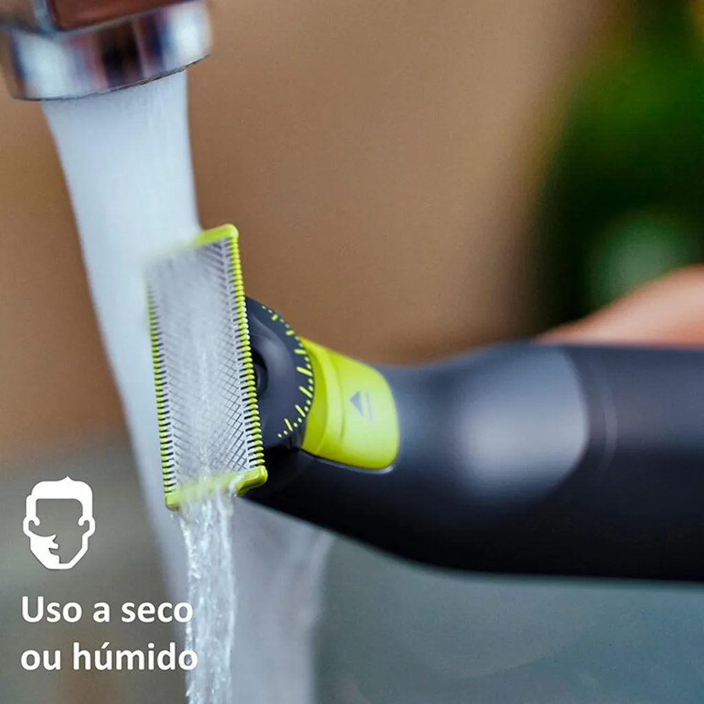 Tondeuse Philips visage étanche avec lame double sens et haute précision - 14
