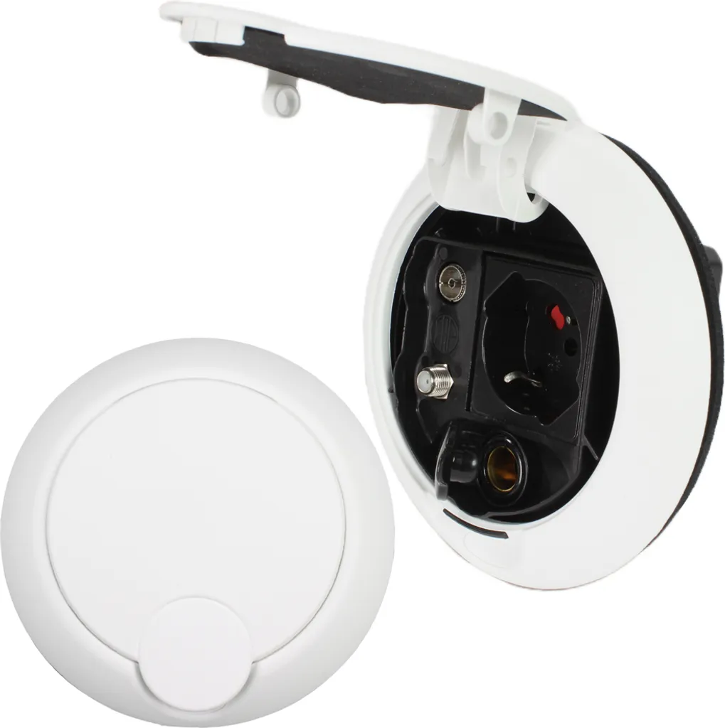 Boîtier de Prise d'Auvent Multifonction pour Caravane et Camping-car IP44