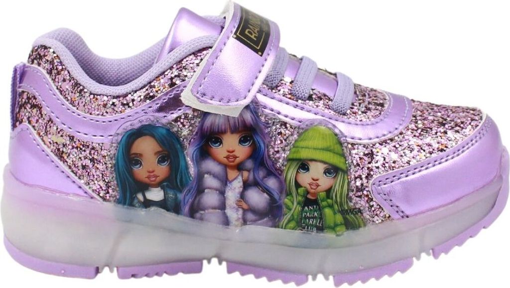 Rainbow High Lila Leucht-Sneaker Schuhe Größe 26