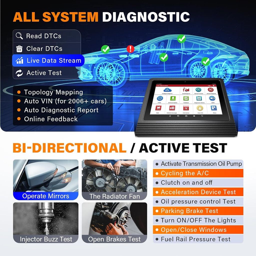 LAUNCH X431 V+ 5.0 kfz diagnosegeräte Intelligente Produktbild 5