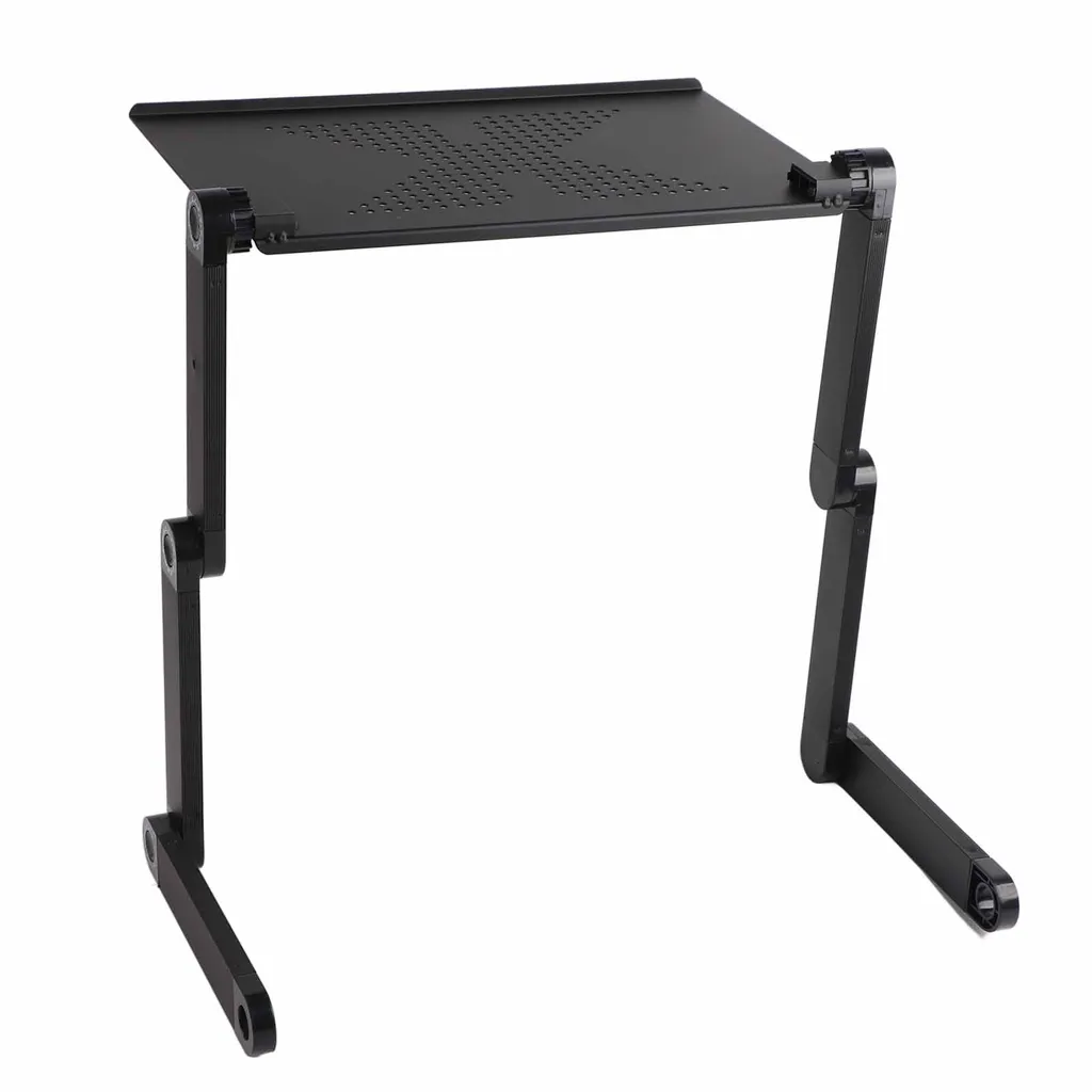 Support PC portable avec ventilateur USB et plateau inclinable stable