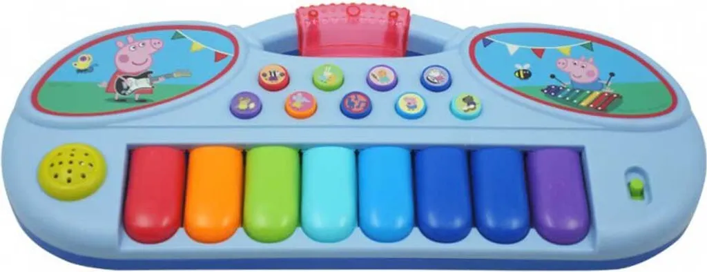 Clavier électronique Peppa Pig solide avec volume réglable contre le bruit