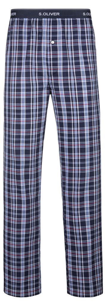 s.Oliver Webhose blau-kariert Größe 52/54 Produktbild 