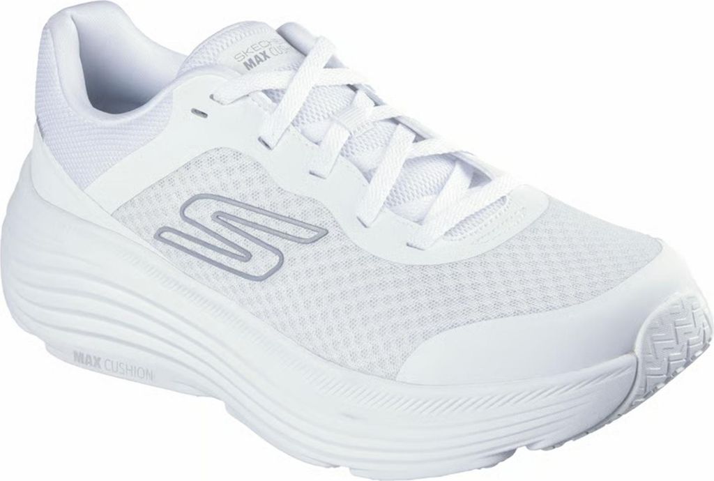 Skechers Running Shoes 220613-WHT in White Synthetic/Textile color size 42