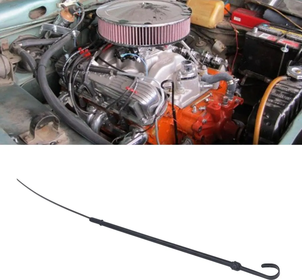 Asta Livello Olio 12 Pollici Acciaio Nero per Chrysler 318 340 360