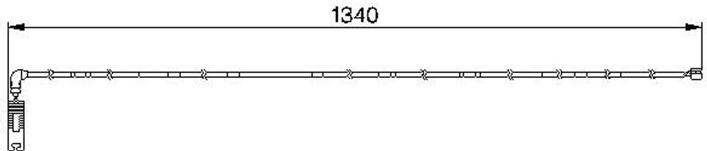 Bosch Warnkontakt, Bremsbelagverschleiß Hinterachse 1 987 474 944