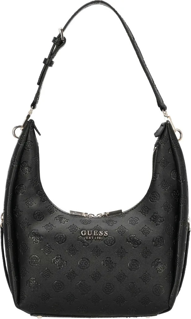 Grand sac cabas noir femme Guess Jeans - Accessoire chic en cuir synthétique