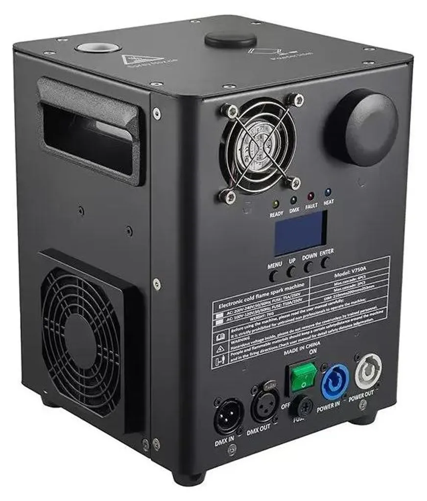 Machine étincelles à froid sans fumée ni odeur, hauteur réglable 5m