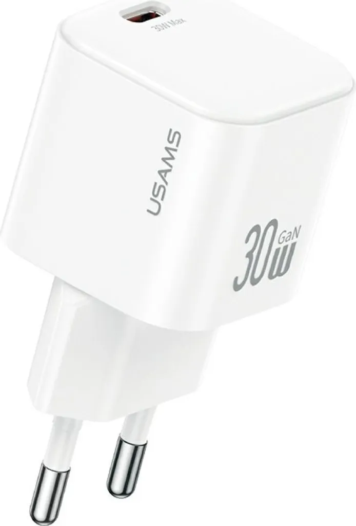 Caricatore Usams JO CC262 30W USB-C con Cavo Lightning 1M Bianco - Fast Charge