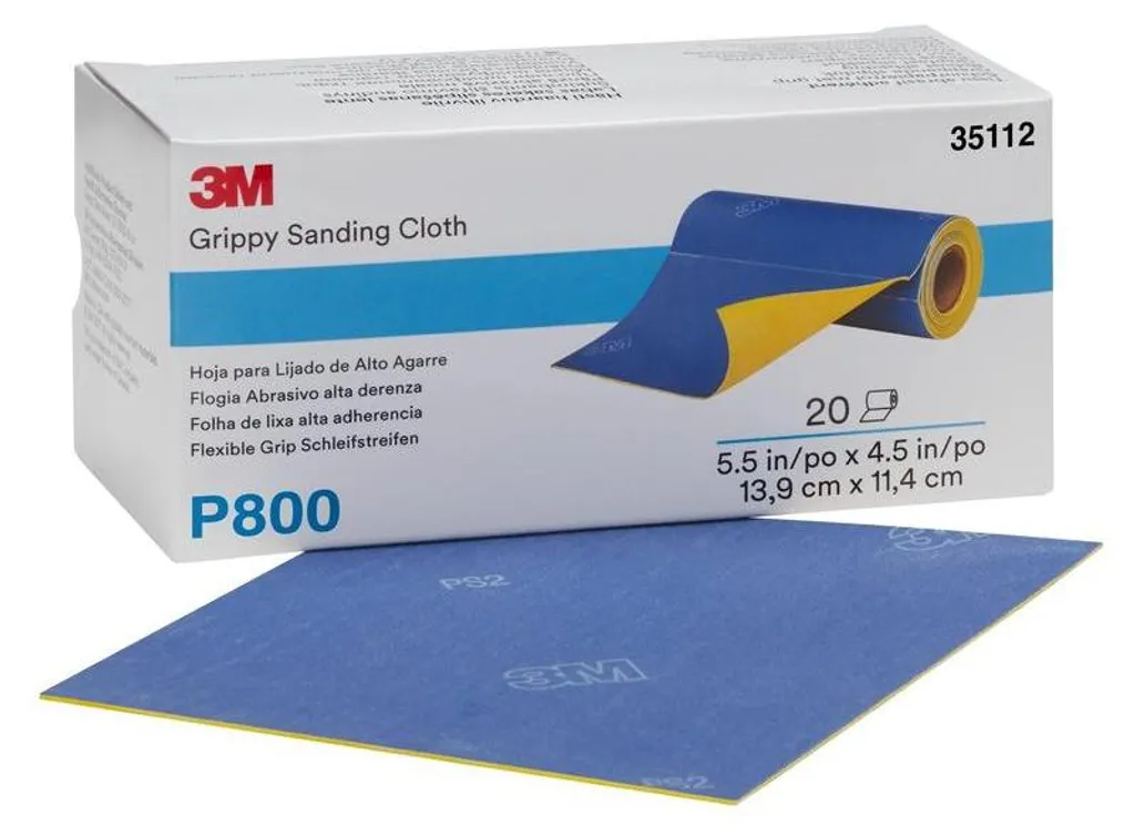 Bande Abrasive 3M 35112 P800 : Ponçage Sans Effort des Zones Difficiles