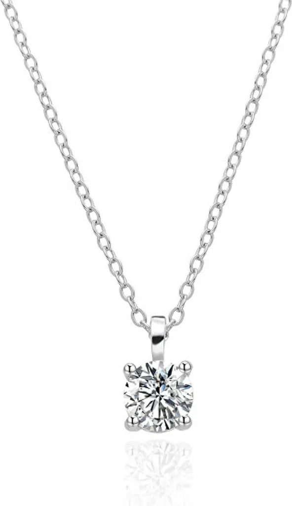 Collana Punto Luce Argento e Zirconi AGT-N023W - Idea Regalo Donna