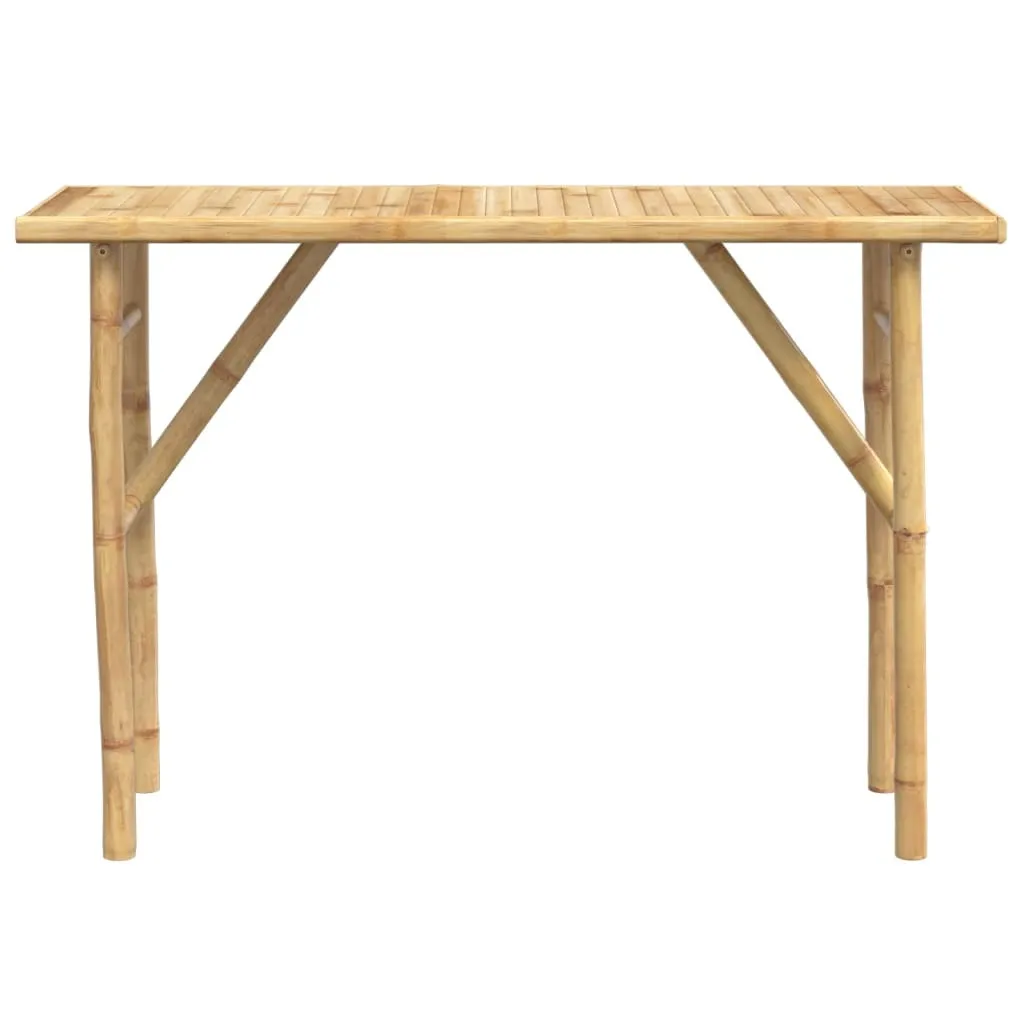 Console bambou 115 cm stable et compacte - Solution gain de place chic - 3