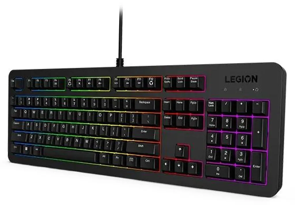 Clavier sans fil Lenovo Legion K300 RGB Noir - Layout tchèque/slovaque