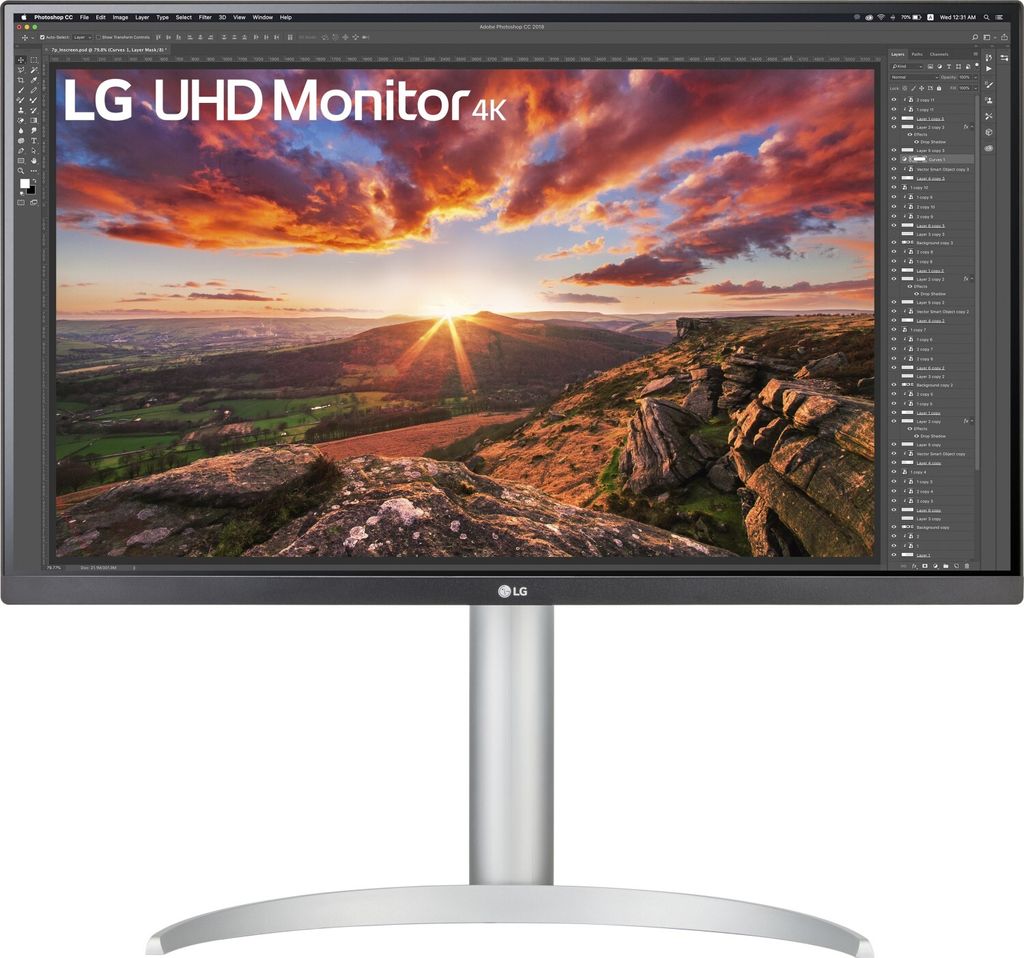 LG 27UP85NP-W - LED-Monitor - 68.4 cm (27") - 3840 x 2160 4K @ 60 Hz