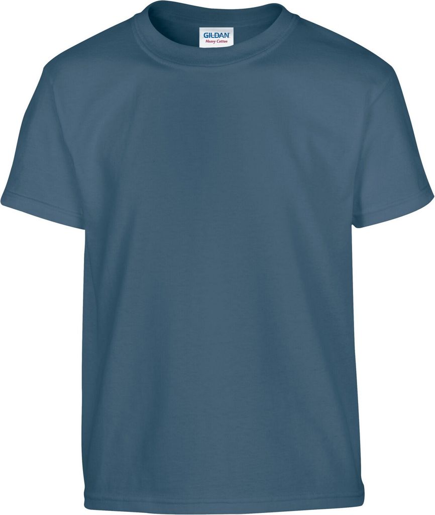 Gildan - T-Shirt Schwere Qualität für Kinder PC5946 (116) (Indigoblau)