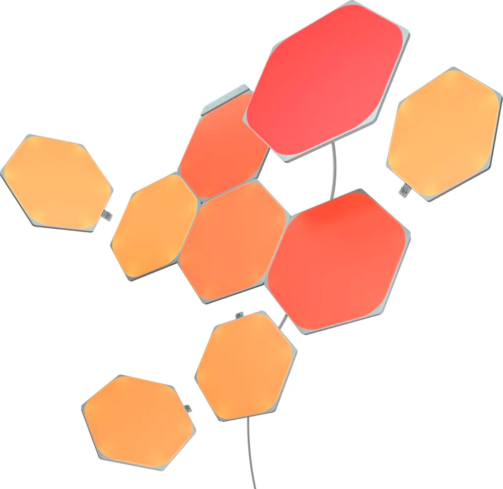 Kit Nanoleaf Shapes Hexagons 9 PK Éclairage Modulaire et Tactile RVB