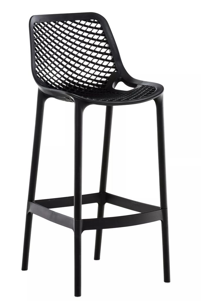 In And OutdoorMatch Barhocker Maiya - 1er Set - Ergonomisch Produktbild 