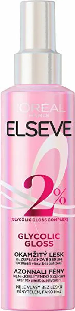 Elseve Glycolic Gloss Sérum 150ml : Formule Brillance Acide Glycolique