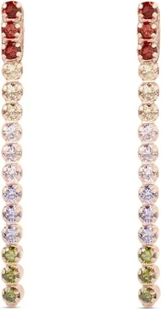 Orecchini Rainbow Stroili 1686157 | Tendenza Argento Rosato Donna