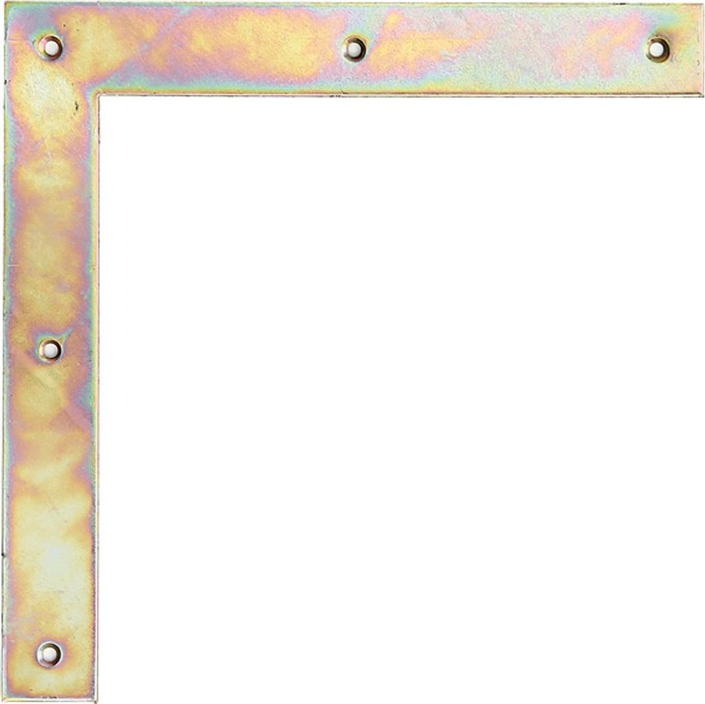 Gustav Alberts Tor-Winkel 300x300x40mm Stahl roh galvanisch Produktbild 