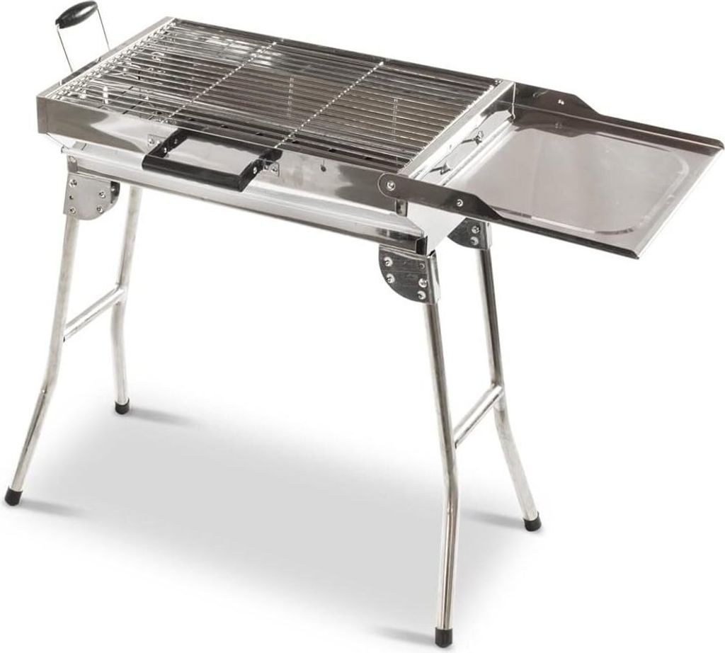Edelstahl Koffergrill Aladdin Portabler Mangal BBQ Grill Produktbild 4