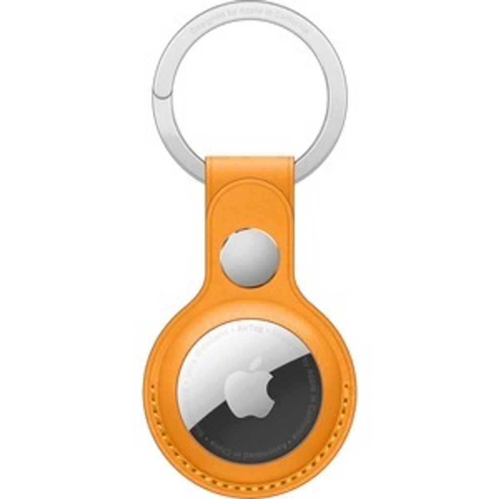 Leder Apple AirTag Schlüsselanhänger aus