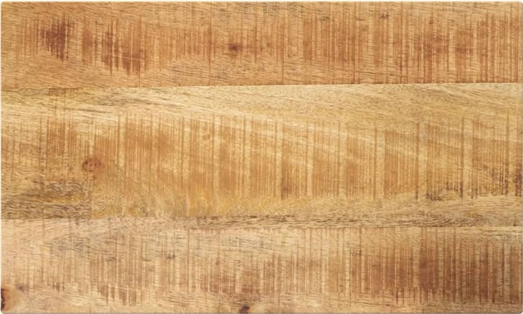 Best Möbel Tischplatte 60x40x2,5 cm Rechteckig Raues Massivholz Mango - Tischplatten Cloris Neu7427186 1parcel