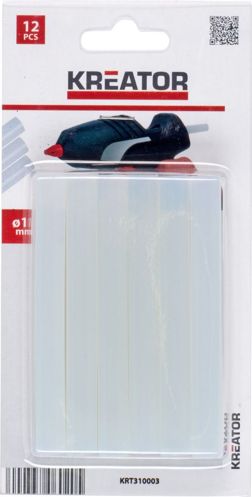 Kreator 11 Mm Klebestift 12 Stücke Durchsichtig One Size / Produktbild 