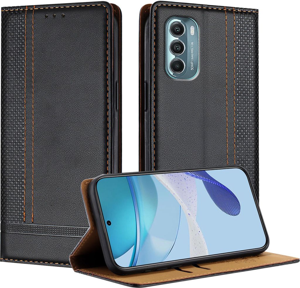 Handyhülle für Motorola Moto G Stylus 5G 2022 Leder Flip Produktbild 